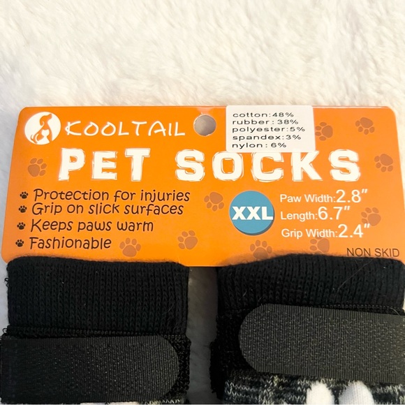 NWT Dog Socks Shoes Anti Slip Grip Paw Protection Size XXL - Picture 10 of 11